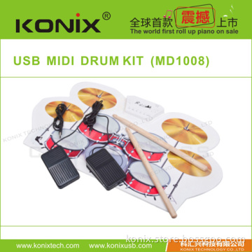 USB MIDI roll up drum
